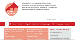 Desktop Screenshot of kleintiermedizin.ch